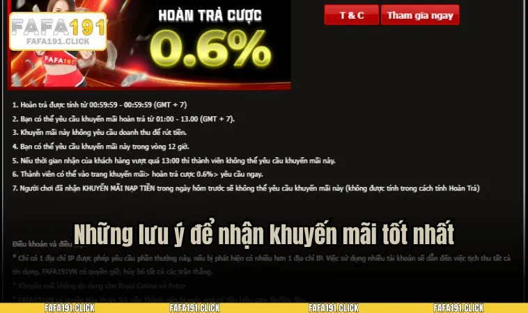 Những lưu ý để nhận khuyến mãi tốt nhất